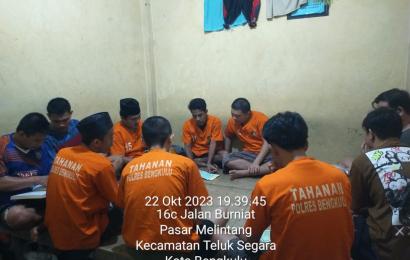 Tingkatkan Keimanan Para Tahanan, Polresta Bengkulu Gelar Binrohtal  