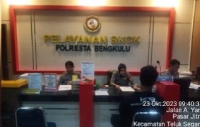 Polresta Bengkulu Terus Tingkatkan Pelayanan Publik