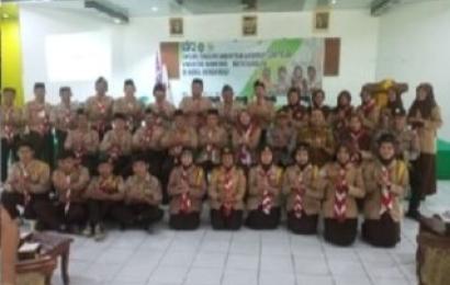 Kanit Binmas Polsek Ratu Samban Hadiri Sosialisasi Pembentukan Karakter dan Pelantikan Kwartir Ranting Ratu Samban