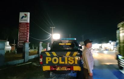 Tingkatkan Rasa Aman Untuk Warga Masyarakat, Polsek Manna Patroli Rutin di Malam Hari 