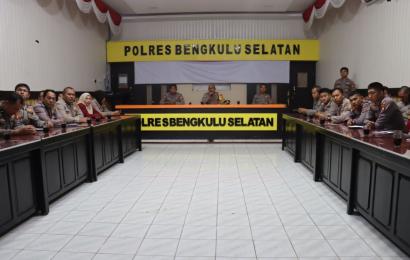 Bag SDM Polres Bengkulu Selatan Laksanakan Sosialisakan Hak Hak Anggota Polri dan Penyediaan Perumahan Bersubsidi