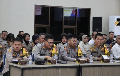 Biro SDM Polda Bengkulu Laksanakan Monev Bidang SDM di Polresta Bengkulu 