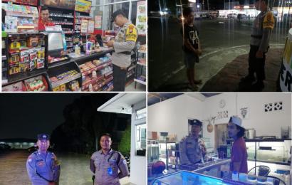 Patroli, Polsek Kampung Melayu Imbau Warga Antisipasi Tindakan 3C 