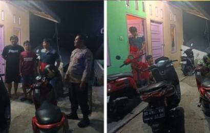 Patroli Keliling, Personel Polsek Muara Bangkahulu Sampaikan Imbauan Cegah Gangguan 3C 