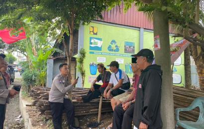 Bhabinkamtibmas Polsek Kota Manna Gelar Jumat Curhat di Kelurahan Kota Medan 