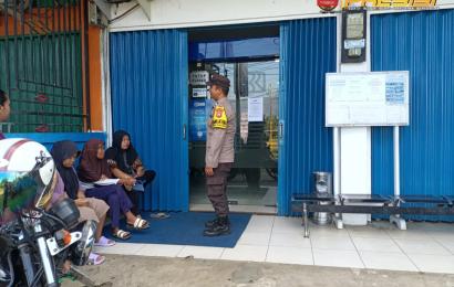 Patroli Unit Samapta Polsek Pino Raya Pantau  Objek Vital 