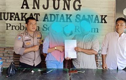Suami Selingkuh Istri Lapor Polisi, Bhabinkamtibmas Lakukan Problem Solvig