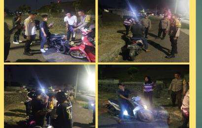 Patroli KRYD, Polresta Bengkulu Razia Sajam dan Knalpot Brong