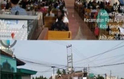 Polsek Ratu Agung Lakukan Pengamanan Ibadah Mingguan Umat Kristiani di GKII 