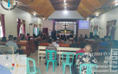 Lakukan Pengamanan Ibadah Gereja Umat Kristiani, Polsek Maje Patroli Gereja di Wilayah Hukum Polsek Maje 