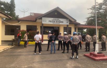 Pendisplinan Anggota Polri, Polsek Ketahun  Melaksanakan Apel Sebelum Kegiatan Kepolisian