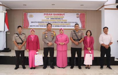 Polres Lebong Gelar Pisah Sambut Kabag Ops, Kasatres Narkoba dan Kapolsek Rimbo Pengadang