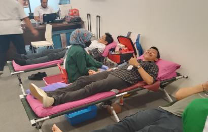 Rumah Besar Relawan Prabowo 08 Gelar Donor Darah untuk Kemanusiaan 