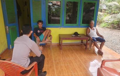 Patroli KRYD, Personel Polsek Semidang ALas Maras Sampaikan Imbauan Kamtibmas 