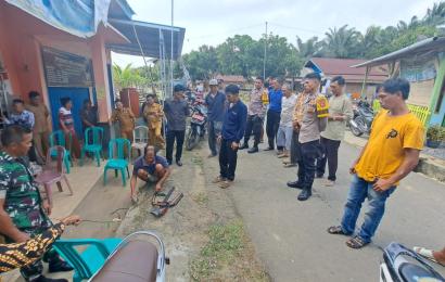 Terjadi Penembakan Hewan Ternak Kerbau di Desa Padang Nibung, Bhabinkamtibmas Gelar Problem Solving 