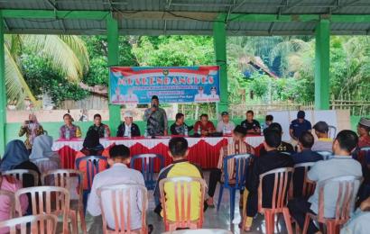 Bhabinkamtibmas Polsek Pino Raya Dampingi Musyawarah Pembangunan Desa 
