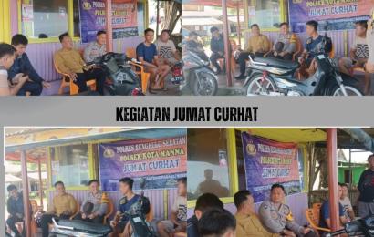 Mendengar Keluhan Warga Binaan Secara Langsung, Polsek Kota Manna Gelar Jumat Curhat