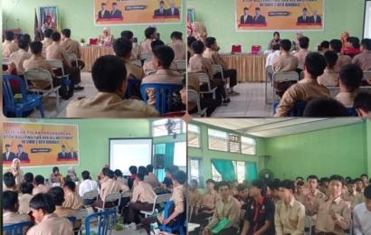 Sat Binams Polresta Bengkulu Sosilaisai Cegah Kenakalan Remaja di SMKN 2 Kota Bengkuluu