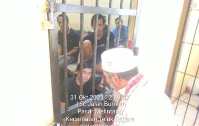 Tingkatkan Keimanan Serta Ketaqwaan, Polresta Bengkulu Rutin Laksankan Binrohtal Kepada Tahanan 