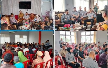 Kapolsek Muara Bangkahulu Hadiri Mediasi Sengketa Lahan Kanwil Kemenkumham Bengkulu dengan Warga Kelurahan Bentiring