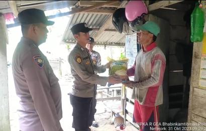 Polsek Kaur Tengah Gelar Bakti Sosial Selasa Berbagai 