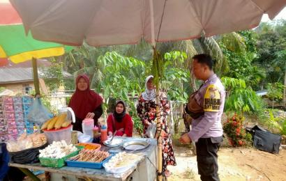 Patroli KRYD, Polsek Muara Sahung Sampaikan Imbauan Cegah Gangguan Kamtibmas