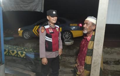 Antisipasi Kejahatan, Polsek Batiknau Gencar Laksanakan Patroli Malam Hari