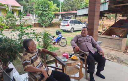 Cipkon Pemilu Damai, Polsek Giri Mulya Sambangi Tokoh Politik