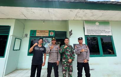 Tingkatkan Sinergi, Kapolsek Rimbo Pengadang Silaturahmi ke Koramil Rimbo Pengadang
