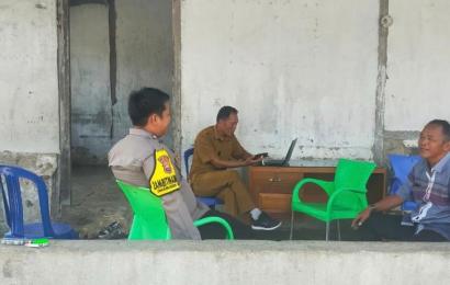 Bhabinkamtibmas Polres BS Sambangi Warga, Imbau Jaga Kamtibmas Jelang Pemilu 2024