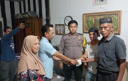 Problem Solving, Bhabinkamtibmas Polsek Lebong Selatan Mediasi Keributan Warga