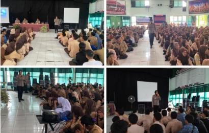 Kasat Binmas Polresta Bengkulu, Berikan Penyuluhan Perundungan dan Tindak Pidana di SMKN 5 Kota Bengkulu
