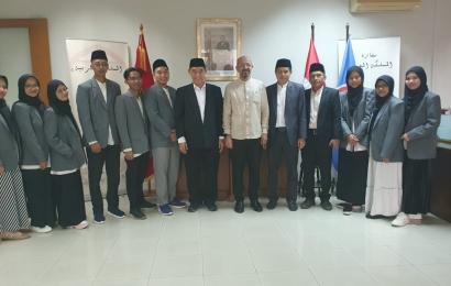 Dubes Maroko Lepas Mahasiswa PKU ke Universitas Qarawiyyin 