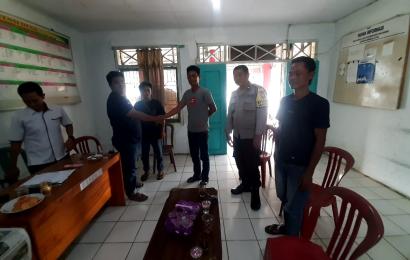 Bhabin Polres BU Selesaikan Masalah Penganiayaan di Desa Binaannya Melalui Problem Solving