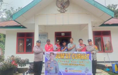 Polsek Giri Mulya Gelar Jumat Curhat di Desa Suka Makmur