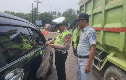 Jasa Raharja Bengkulu Turut Serta Dalam Razia Gabungan di Bengkulu Utara  