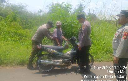 Cegah 3C, Polsek Kotapadang Lakukan Pemeriksaan Sajam dan Senpi