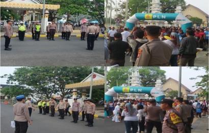 Personel Polsek Teluk Segara Lakukan Pengaman Jalan Santai Peringatan HLN ke 78 