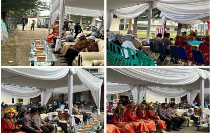 Wakapolresta Bersama Personel Lakukan Monitoring dan Pengamanan Kegiatan Lomba Mewarnai, dan Bedah Litersasi Budaya Adat Bengkulu