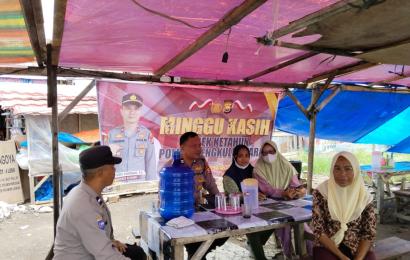 Melalui Program Minggu Kasih, Polsek Ketahun Dengarkan Keluhan Masyarakat