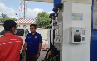 Polsek Giri Mulya Monitoring Pendistribusian BBM di SPBU 