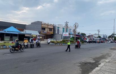 Personel Polresta Bengkulu Gelar Pengaturan Lalin Pagi Hari 