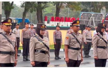 Kapolresta Pimpin Sertijab Kasat Reskrim, Kasat Lantas dan Kabag SDM