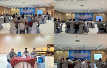 Sat Lantas Polresta Bengkulu Gelar Rakernis Tim Pembina Samsat dan Evaluasi 2023 Serta Perencanaan Program 2024