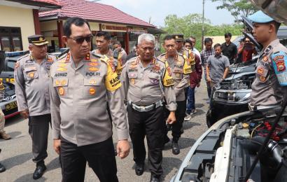 Kapolda Bengkulu Cek Pelaksanaan Ops Mantap Brata di Polres Kepahiang