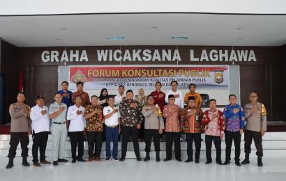 Tingkatkan Kualitas Pelayanan Publik Polres BS Gelar Forum Konsultasi Publik 