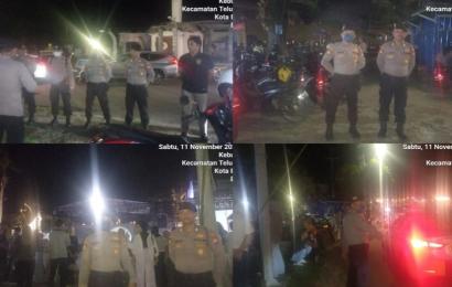 Personel Sat Samapta Polresta Bengkulu Lakukan Pengamanan Kegiatan Panggung Seniman Kemendikbudristek Provinsi Bengkulu