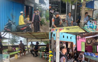 Satsamapta Polresta Bengkulu Patroli Sore Cegah Kejahatan 3C