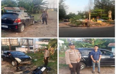 Patroli Kepemukiman Penduduk, Polsek Ratu Agung Sampaikan Imbauan Karhutlah