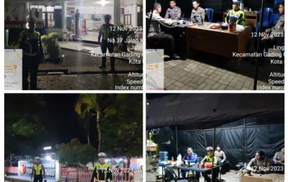 Tingkatkan Pengawasan, Polresta Bengkulu Patroli Sambang ke Kantor Bawslu dan KPU Kota